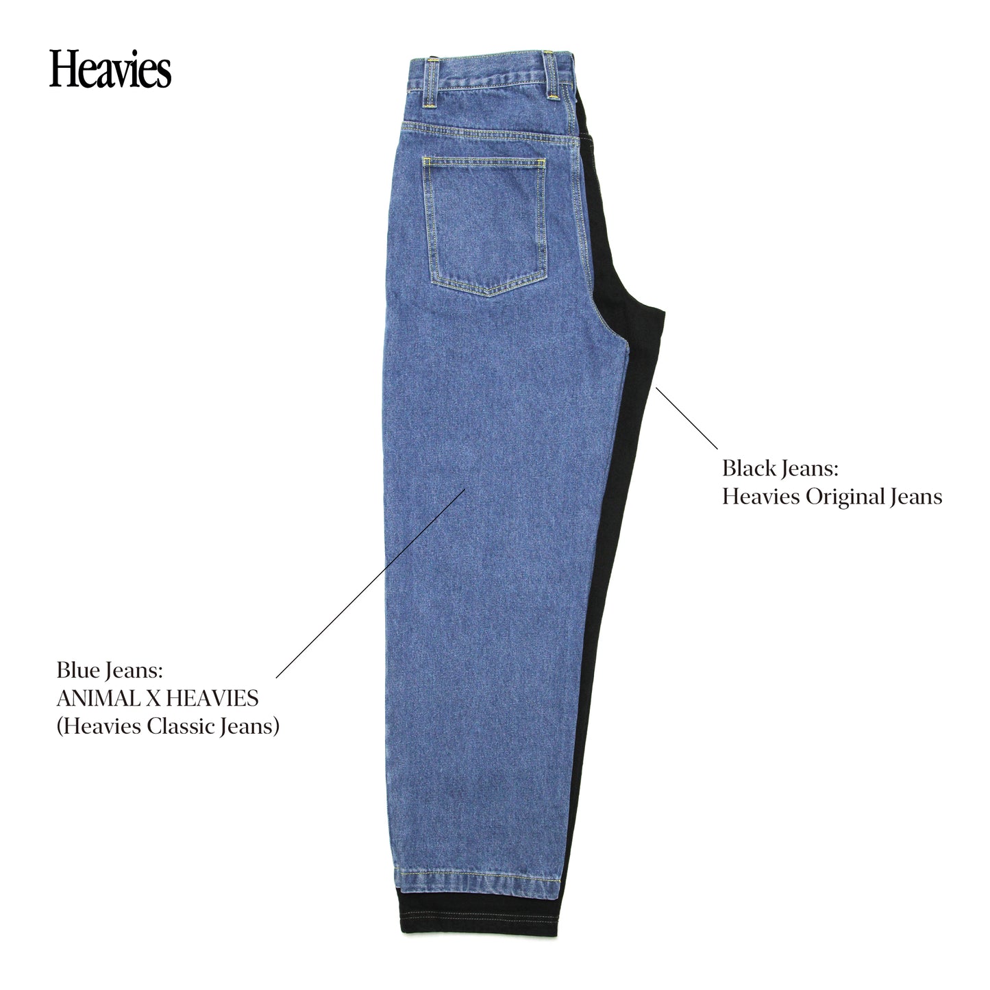 ANIMAL X HEAVIES - Classic Jeans/Blue