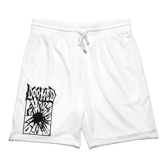 DOOMED - Glass House Shorts/White