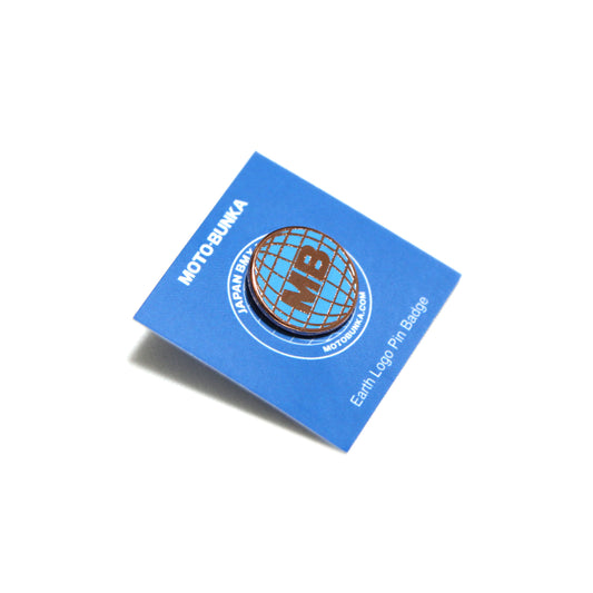 MOTO-BUNKA - Earth Logo Pin Badge