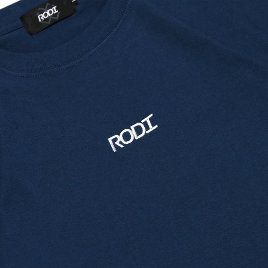 RODI - Basic Logo Embroidery T-Shirt/Deep Blue