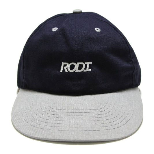 RODI - Basic Logo Low Profile Two Tone 6 Panel Cap/Navy-Grey