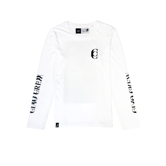 CIAO - Mirror LS T-Shirt/White