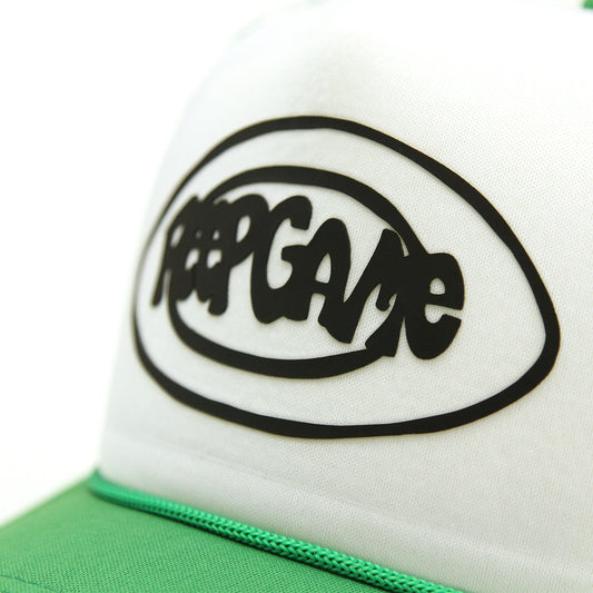 PEEP GAME - Oval Logo Mesh Cap/Green