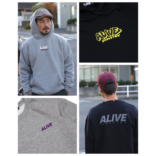 [新商品] ALIVE INDUSTRY｜人気のスウェット＆フーディーが再入荷！