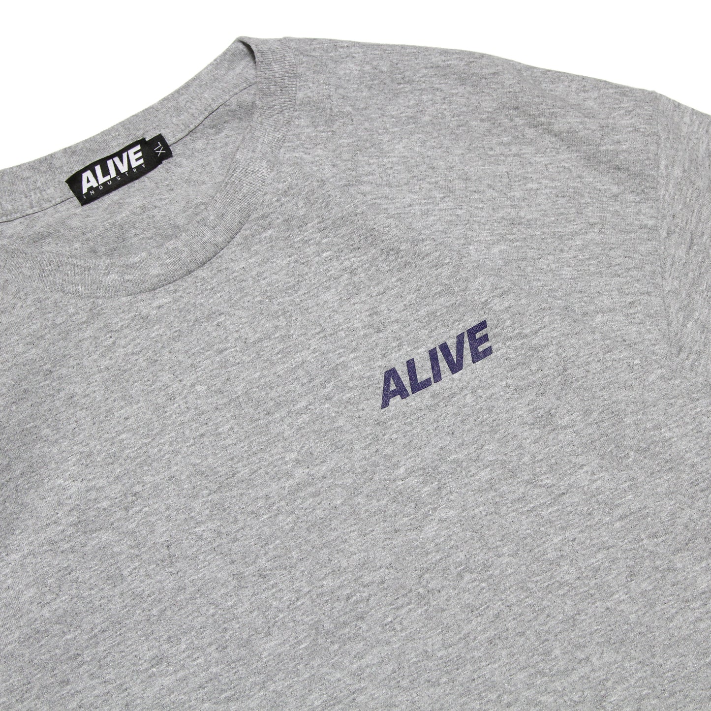 ALIVE INDUSTRY - 22 Logo T-Shirt/Grey