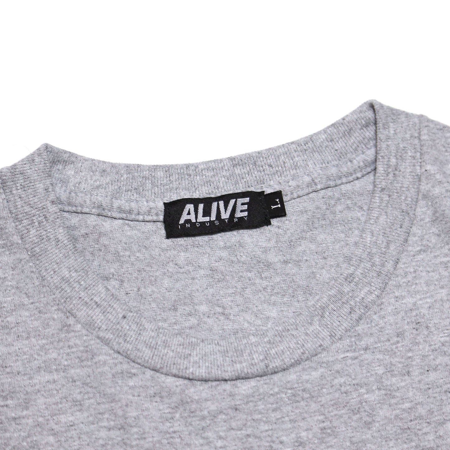 ALIVE INDUSTRY - B Tagging T-Shirts/Grey-Blue