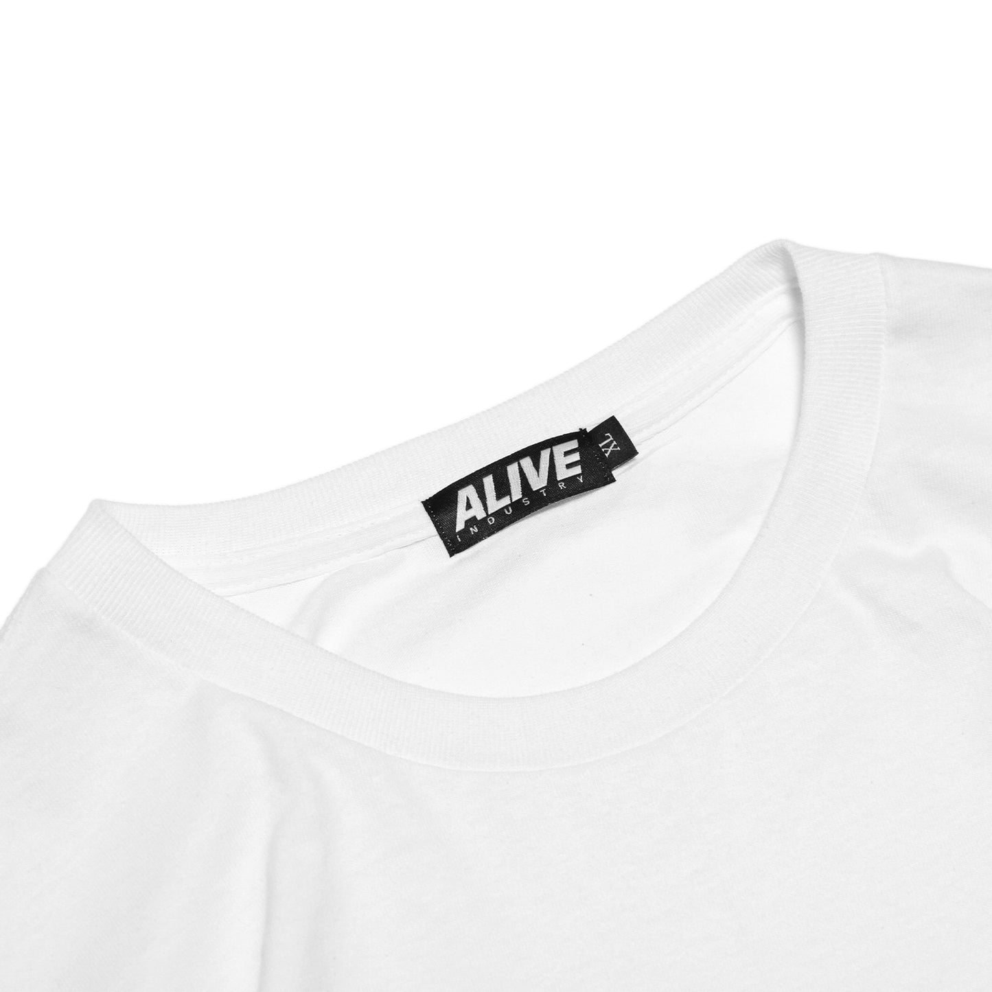 ALIVE INDUSTRY - Through Up T-Shirt/White