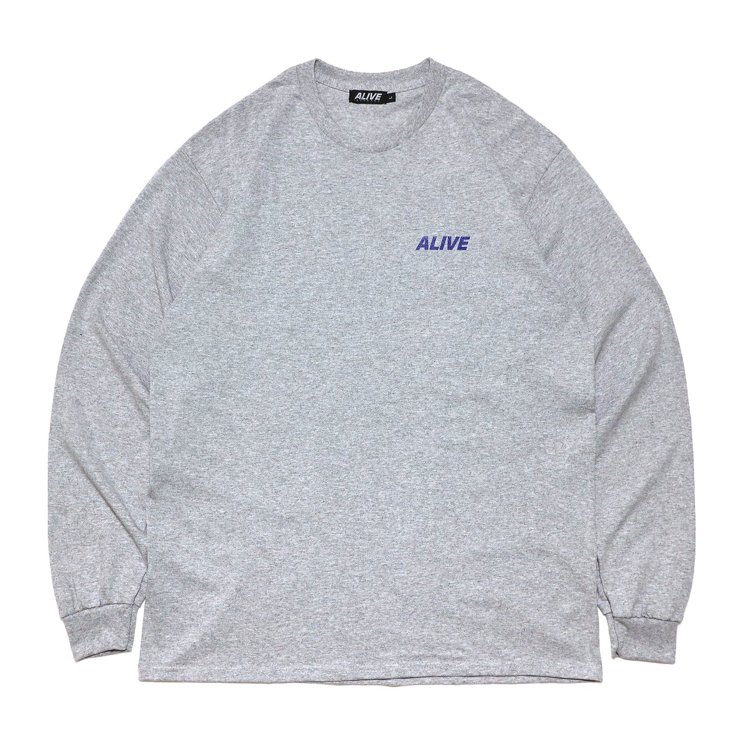ALIVE INDUSTRY - 22 Logo LS T-Shirt/Grey
