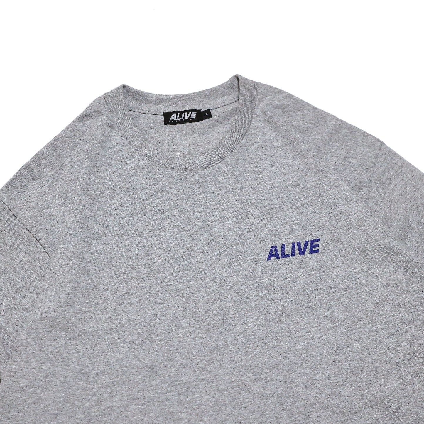 ALIVE INDUSTRY - 22 Logo LS T-Shirt/Grey