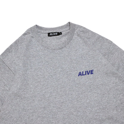 ALIVE INDUSTRY - 22 Logo LS T-Shirt/Grey