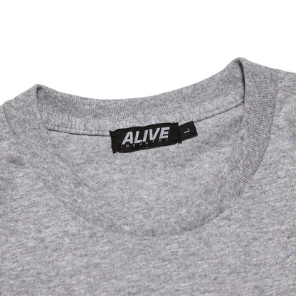 ALIVE INDUSTRY - 22 Logo LS T-Shirt/Grey