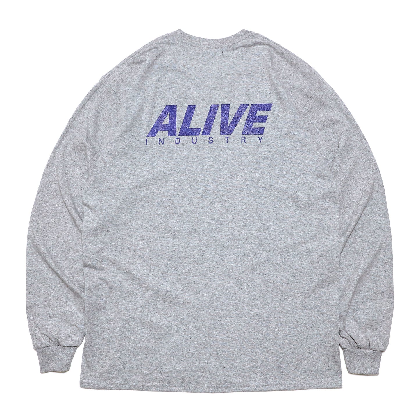 ALIVE INDUSTRY - 22 Logo LS T-Shirt/Grey