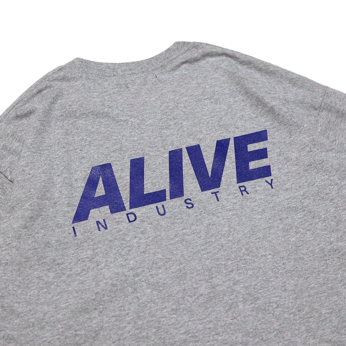 ALIVE INDUSTRY - 22 Logo LS T-Shirt/Grey