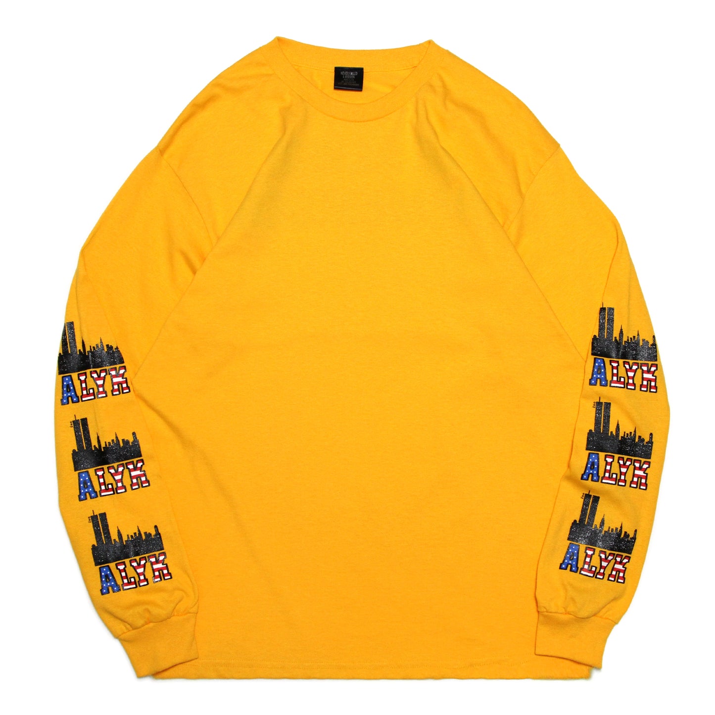 ALYK - W.A.R Long Sleeve T-Shirt/Gold