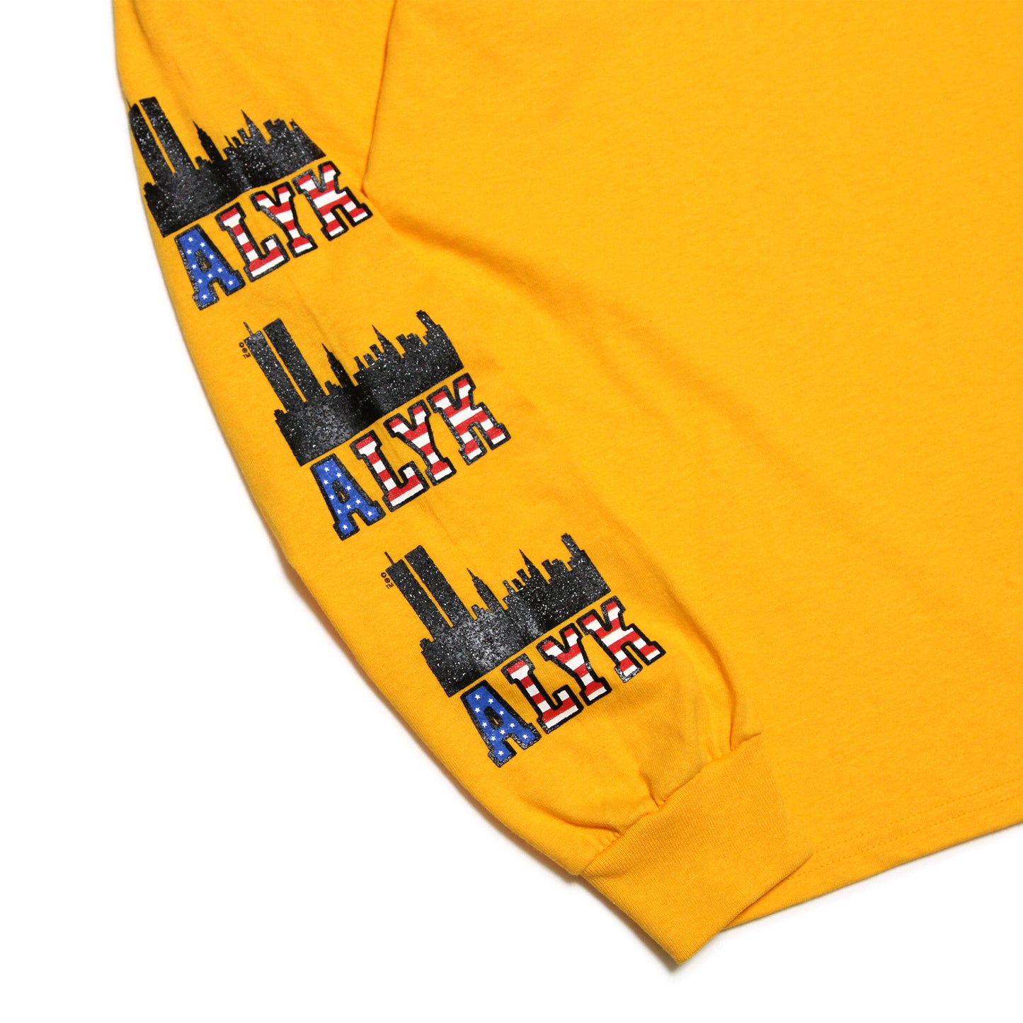 ALYK - W.A.R Long Sleeve T-Shirt/Gold