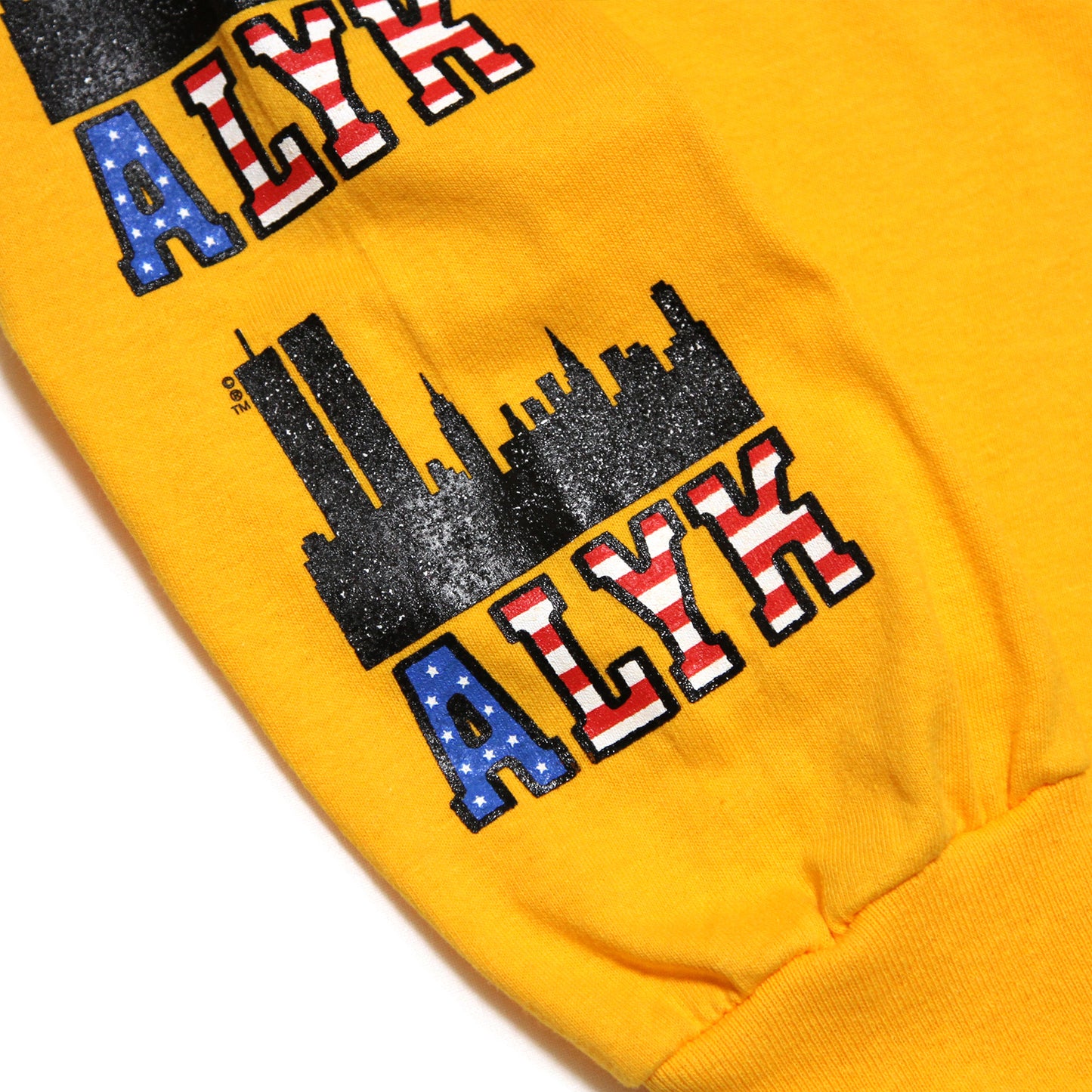 ALYK - W.A.R Long Sleeve T-Shirt/Gold