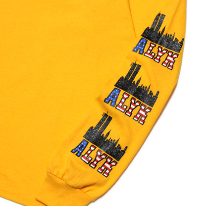 ALYK - W.A.R Long Sleeve T-Shirt/Gold