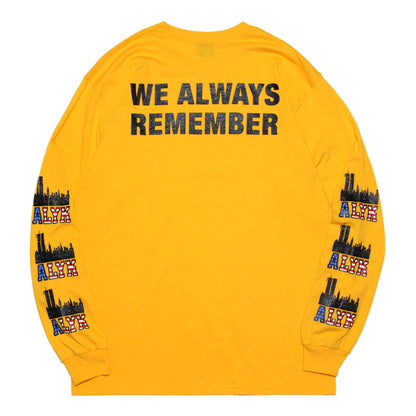 ALYK - W.A.R Long Sleeve T-Shirt/Gold