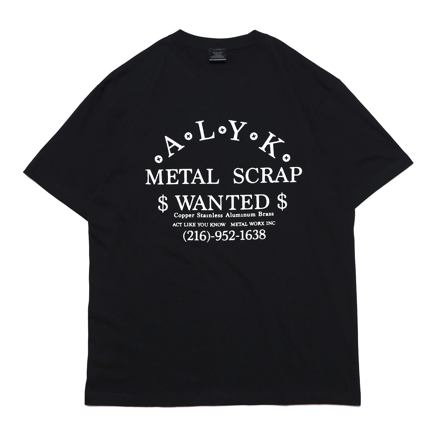 ALYK - Wanted T-Shirt/Black