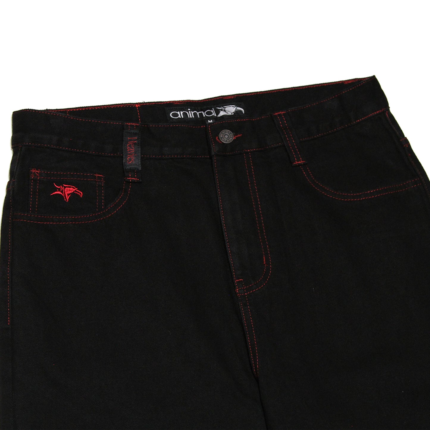 ANIMAL X HEAVIES - Classic Jeans/Black-Red