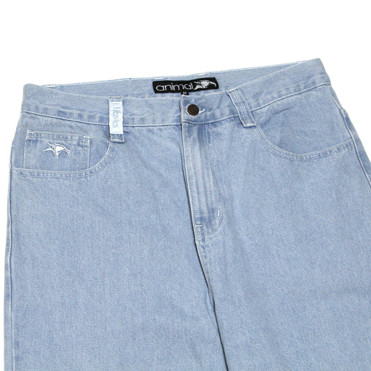 ANIMAL X HEAVIES - Classic Jeans/Light Blue-White