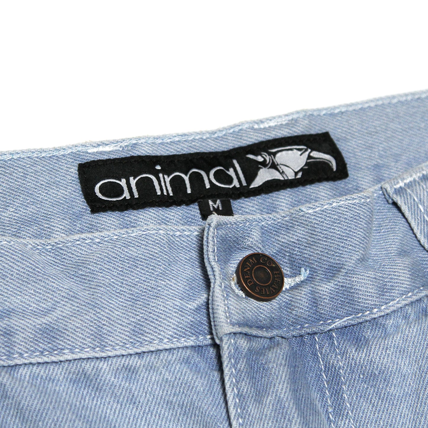 ANIMAL X HEAVIES - Classic Jeans/Light Blue-White