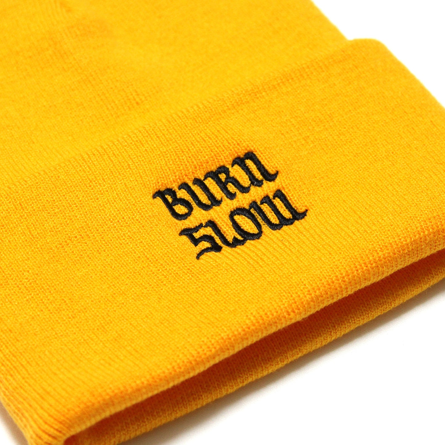 BURN SLOW - Brush Logo Embroidery Beanie