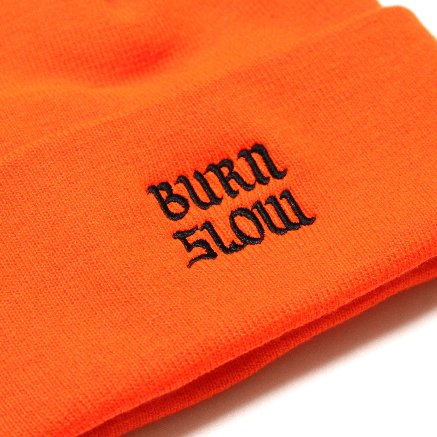 BURN SLOW - Brush Logo Embroidery Beanie