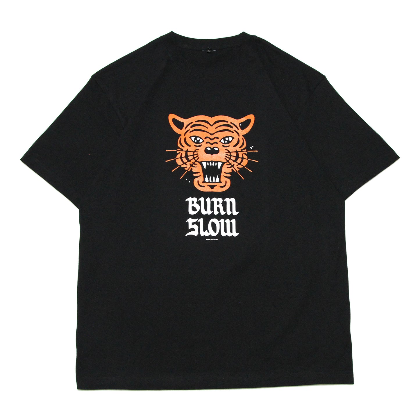 BURN SLOW - Sketchy Tiger T-shirt/Black