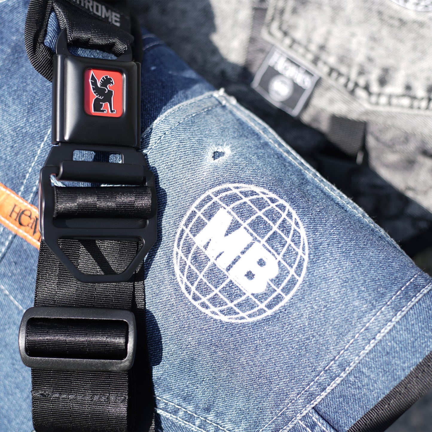 CHROME X MOTO-BUNKA - HEAVIES DENIM Up Cycle Mini Metro/Blue