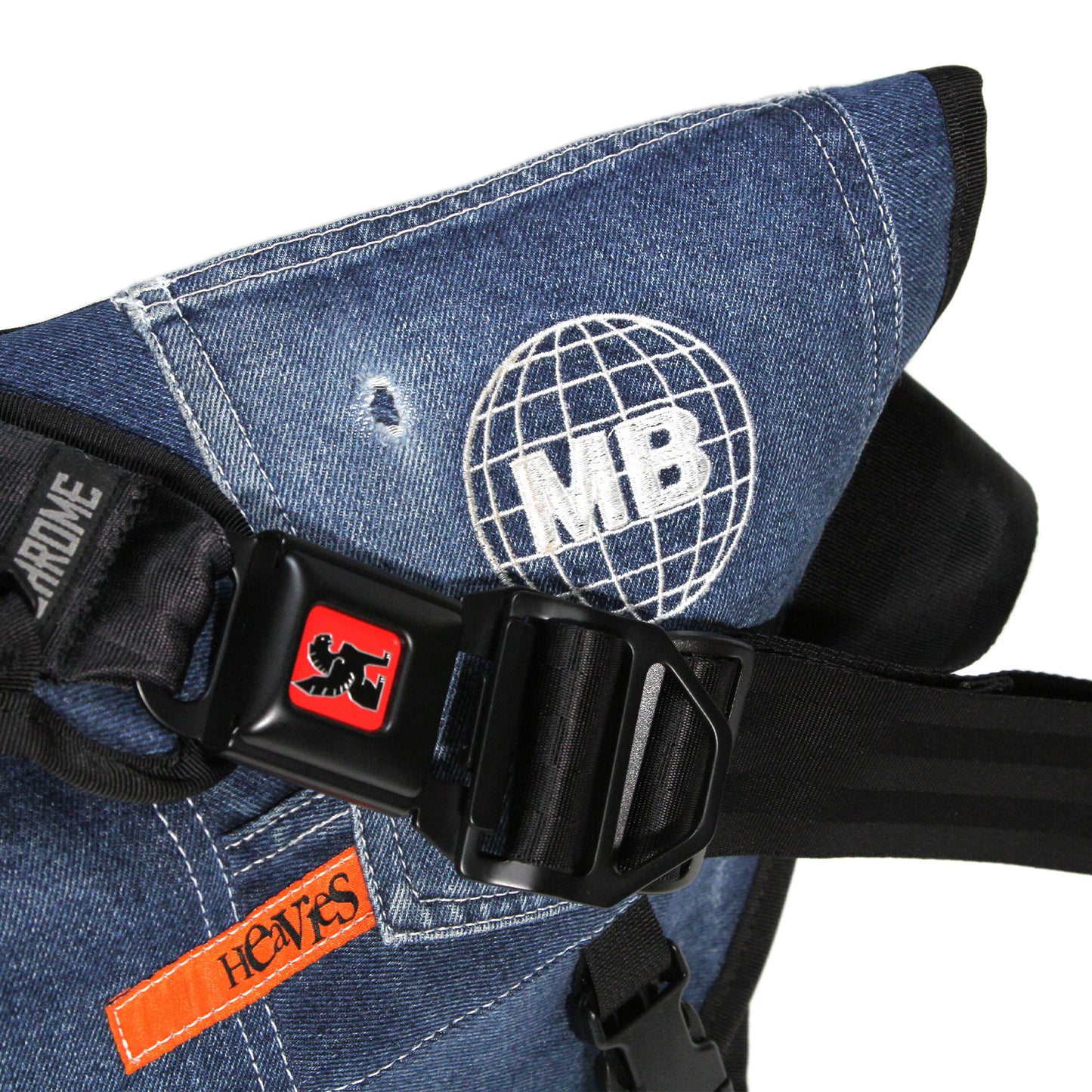 CHROME X MOTO-BUNKA - HEAVIES DENIM Up Cycle Mini Metro/Blue