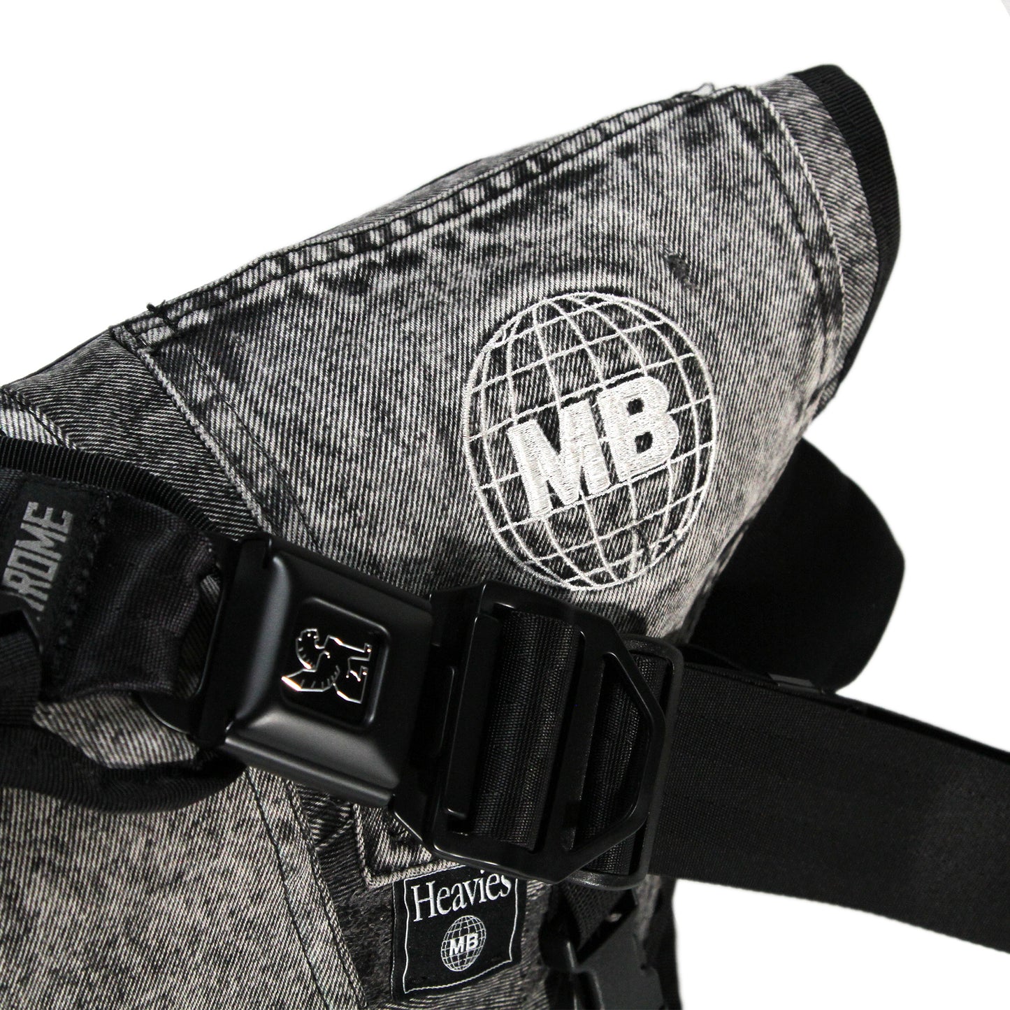 CHROME X MOTO-BUNKA - HEAVIES DENIM Up Cycle Mini Metro/Washed Black