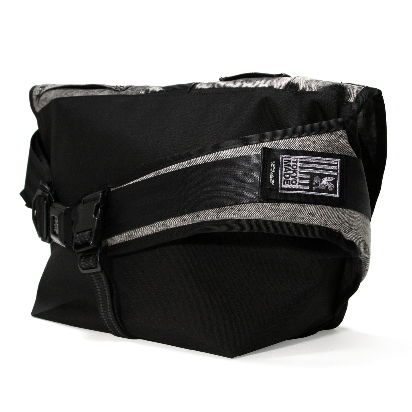 CHROME X MOTO-BUNKA - HEAVIES DENIM Up Cycle Mini Metro/Washed Black