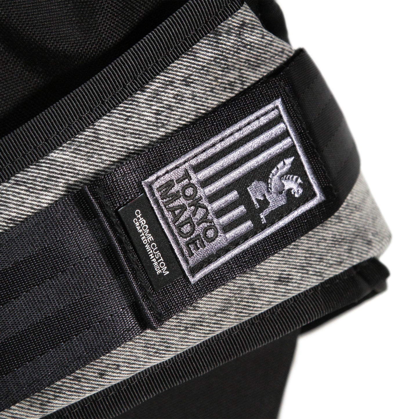 CHROME X MOTO-BUNKA - HEAVIES DENIM Up Cycle Mini Metro/Washed Black