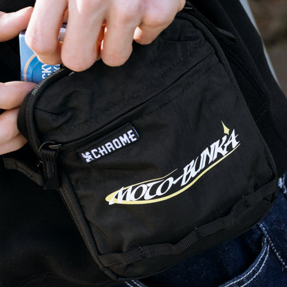 CHROME X MOTO-BUNKA - Reflector Pack Pouch/Black