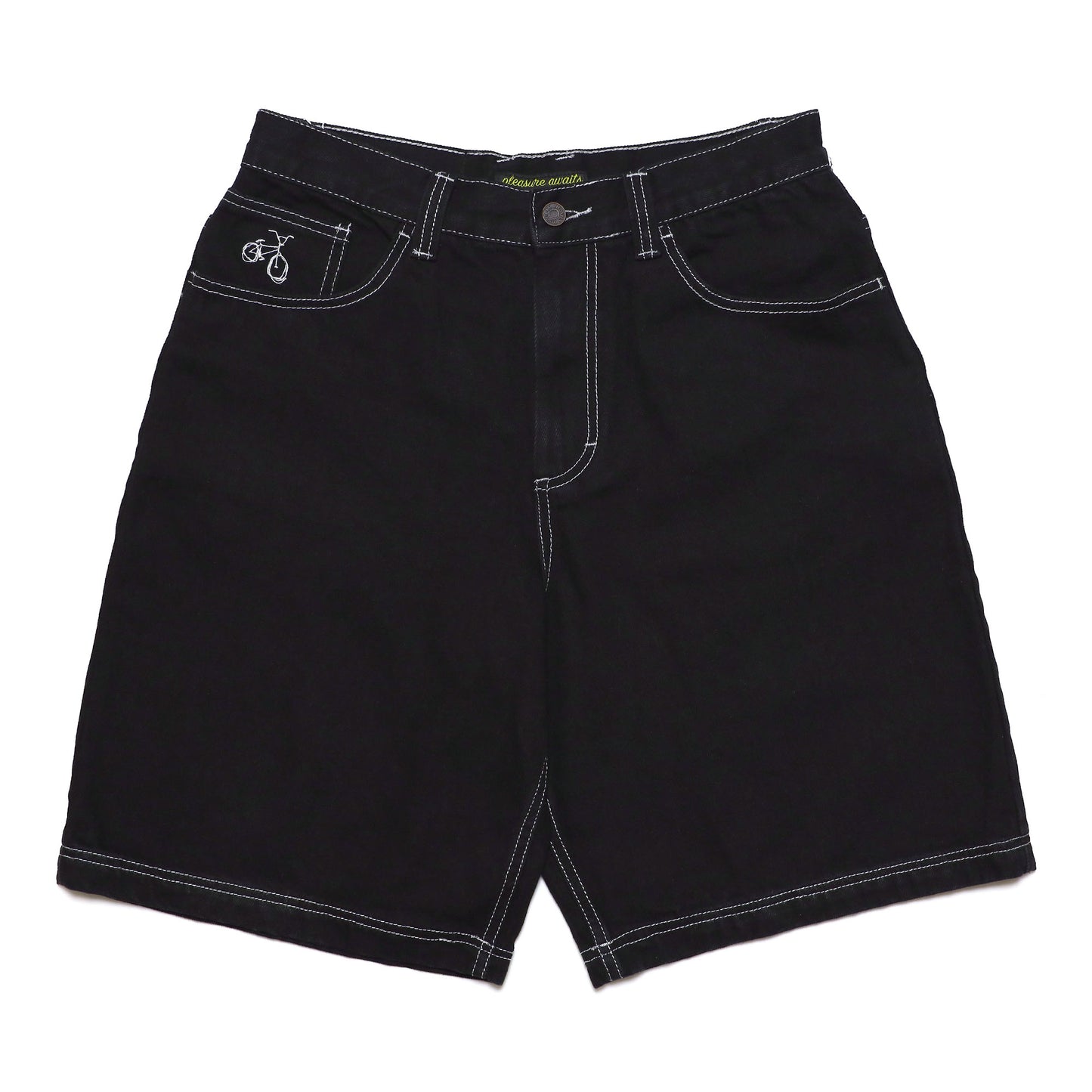 CULT X HEAVIES - Collaboration Denim Shorts/Black