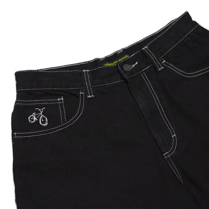 CULT X HEAVIES - Collaboration Denim Shorts/Black