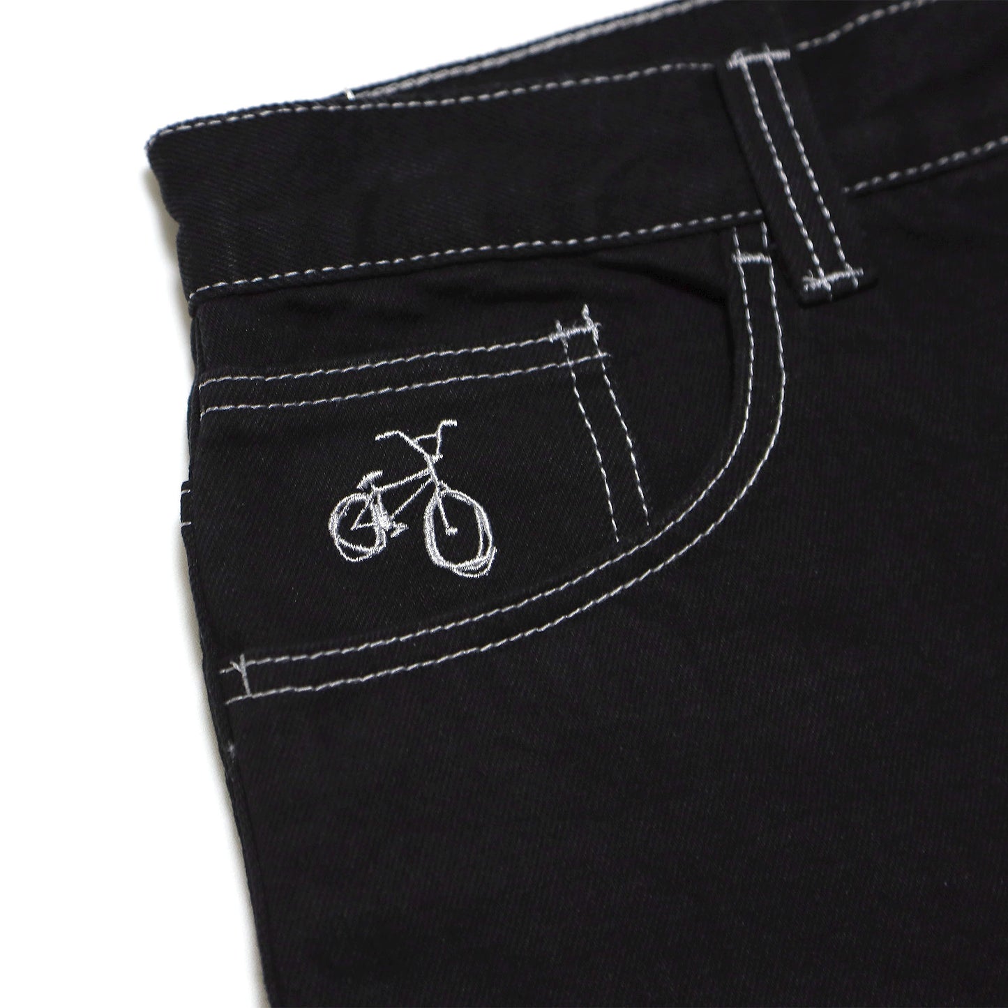 CULT X HEAVIES - Collaboration Denim Shorts/Black