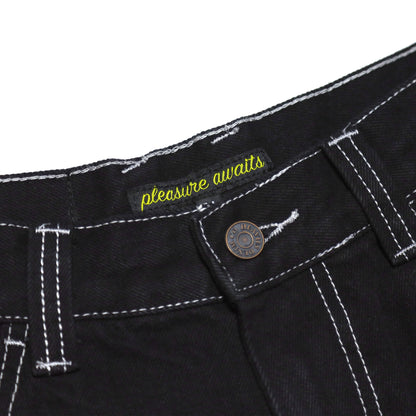 CULT X HEAVIES - Collaboration Denim Shorts/Black