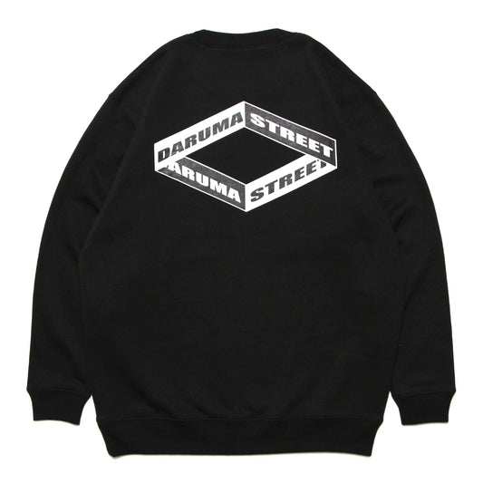 DARUMA STREET - Box Logo Sweat/Black