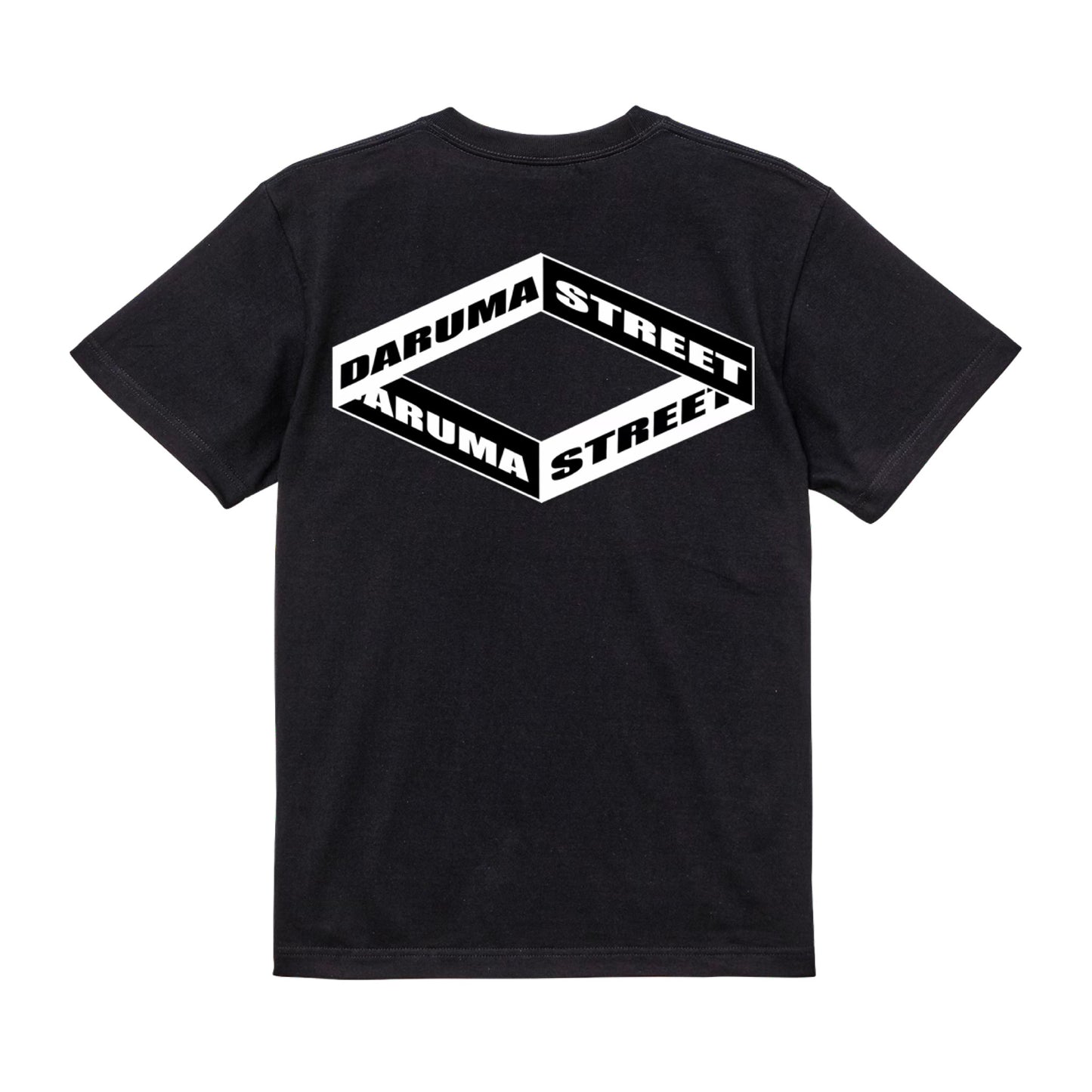 [予約] DARUMA STREET - Box Logo T-Shirt/Black/Navy