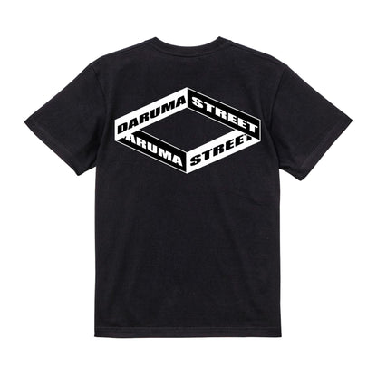 [予約] DARUMA STREET - Box Logo T-Shirt/Black/Navy