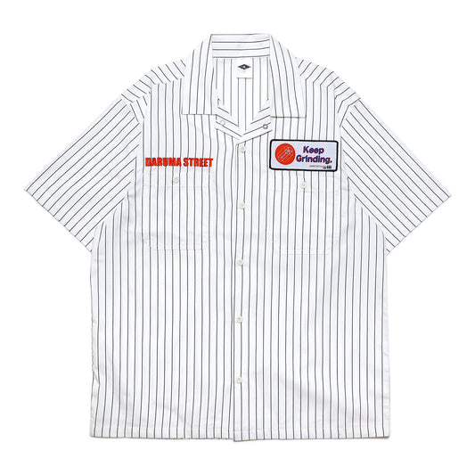 DARUMA STREET - Grind Work Shirt/White