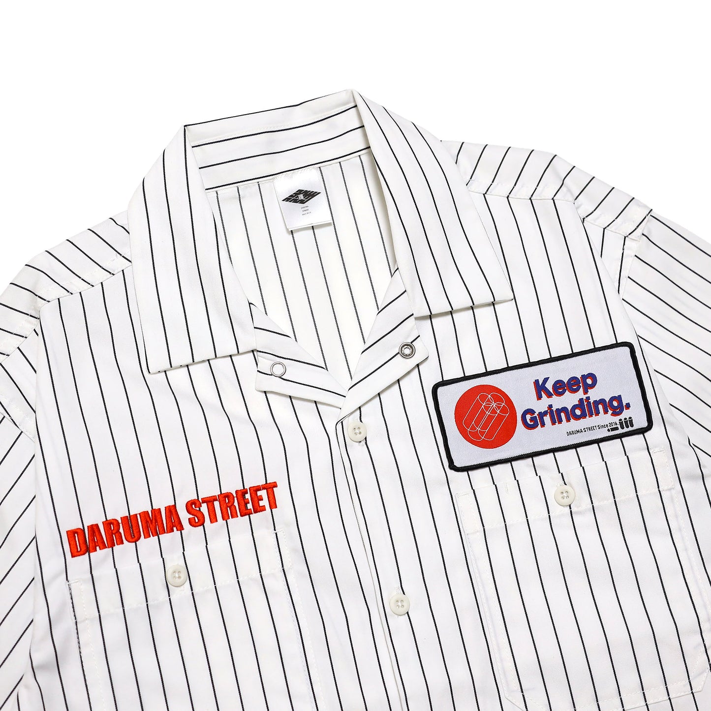 DARUMA STREET - Grind Work Shirt/White