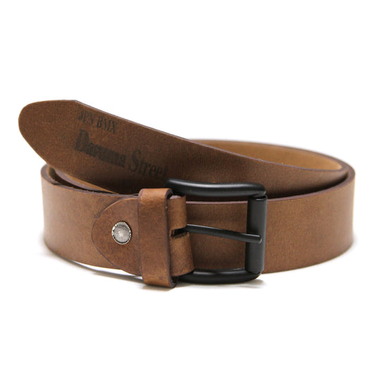 DARUMA STREET - Leather Belt/Light Brown