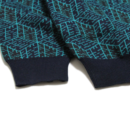 DARUMA STREET - Cube Logo Sweater/Green