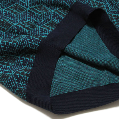 DARUMA STREET - Cube Logo Sweater/Green