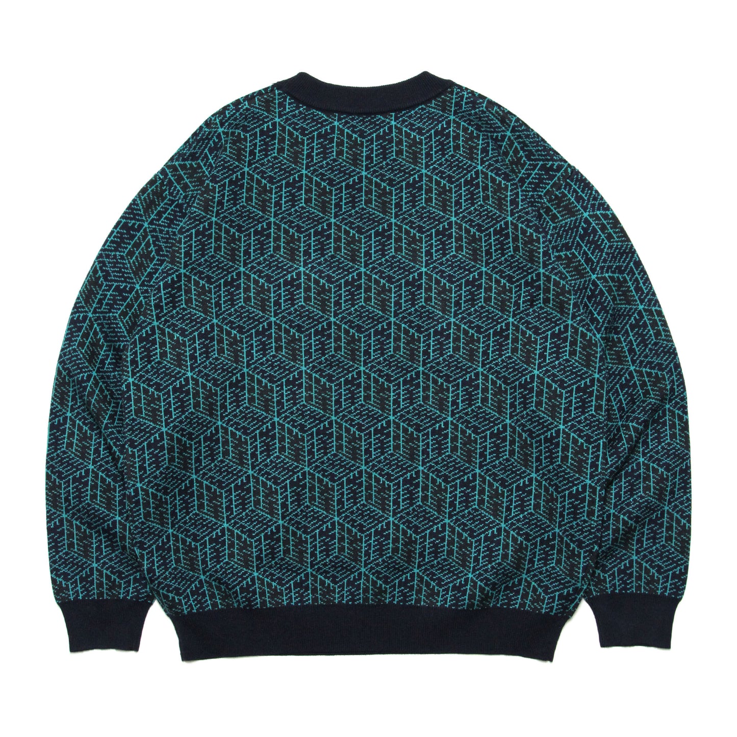 DARUMA STREET - Cube Logo Sweater/Green