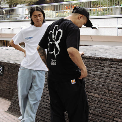 DIG BMX x MOTO-BUNKA - Blossom T-Shirt/Black