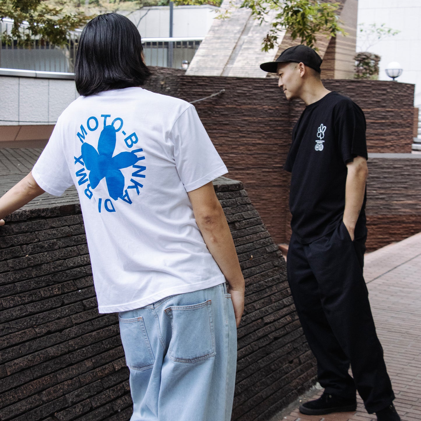 DIG BMX x MOTO-BUNKA - Blossom T-Shirt/Black
